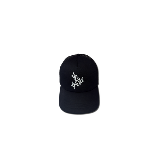 Black Trucker Cap
